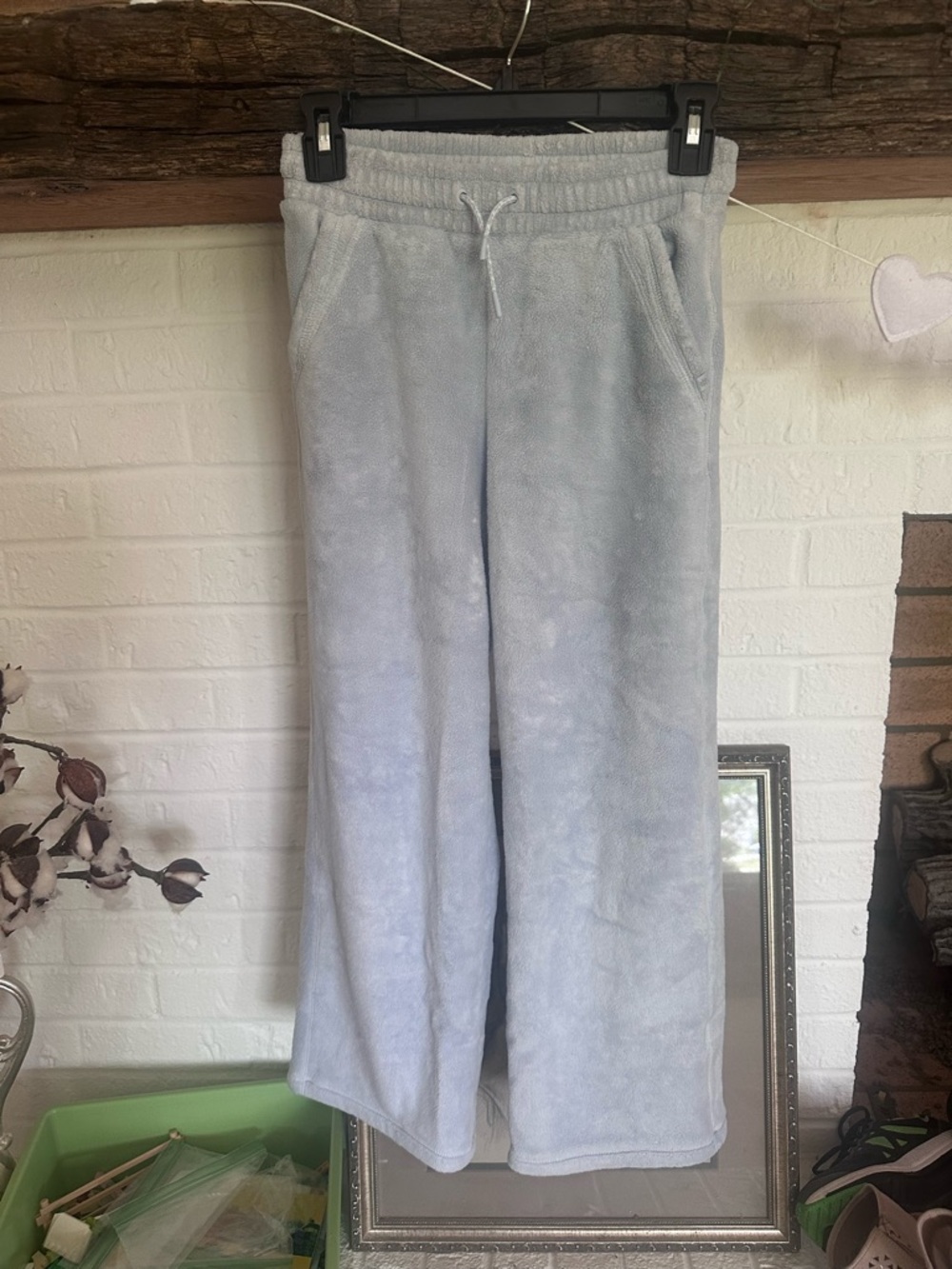 Athleta Girl Light Blue Plush Joggers